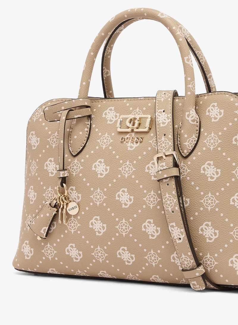Guess  Emelie Logo Satchel Bag for Women | Best Price UAE