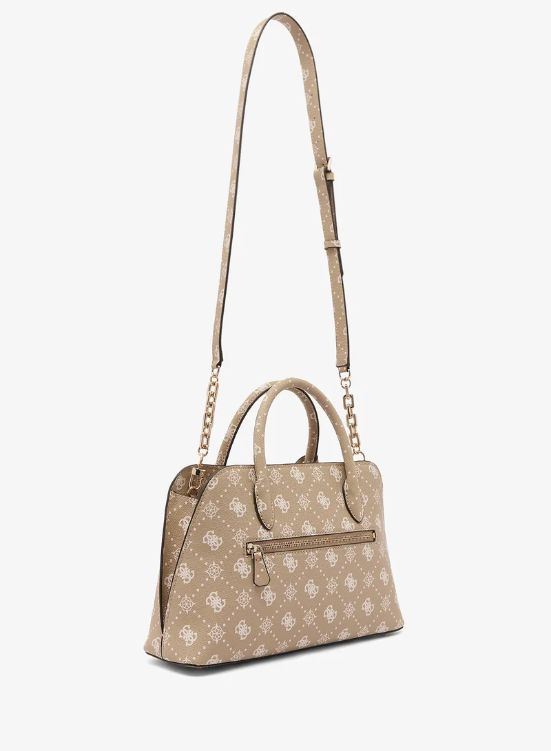 Guess  Emelie Logo Satchel Bag for Women | Best Price UAE