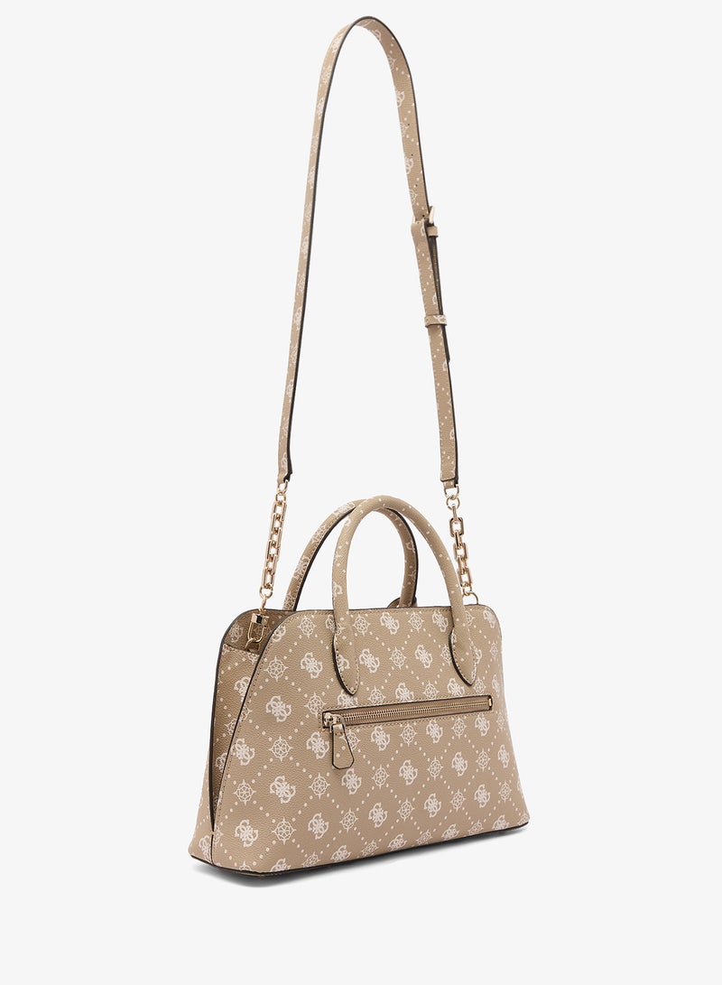 GUESS Emelie Logo Satchel Bag - Image 2