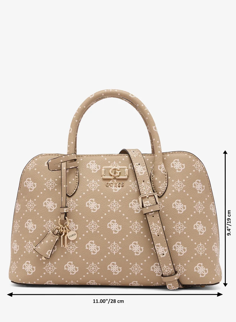 Guess  Emelie Logo Satchel Bag for Women | Best Price UAE