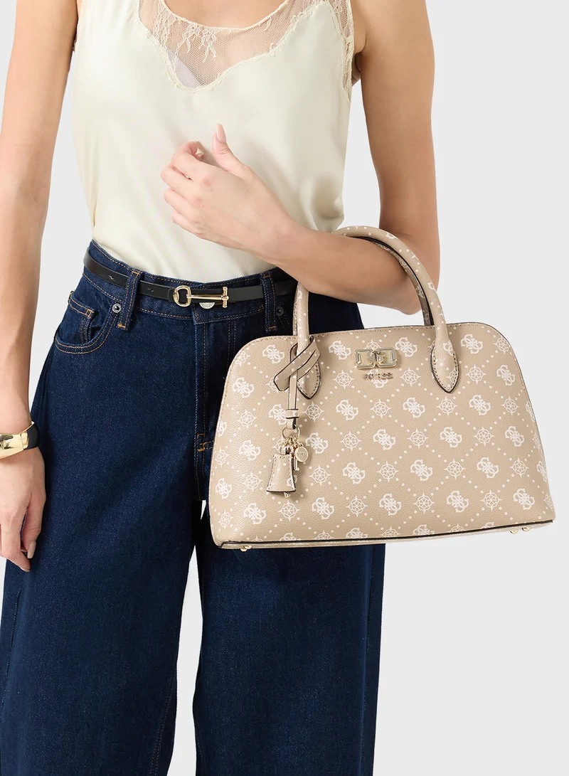 Guess  Emelie Logo Satchel Bag for Women | Best Price UAE