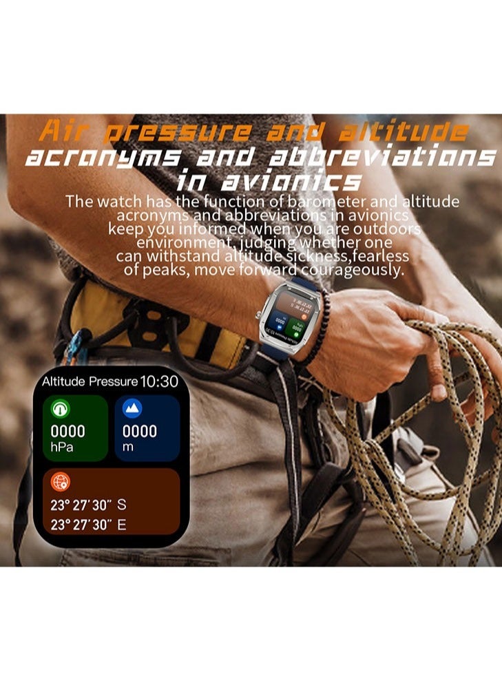 AROAQ Z79 Max Smartwatch with HD Screen NFC Compass Function Custom Dial Bluetooth Calls Music Player and Health Monitor - Image 4