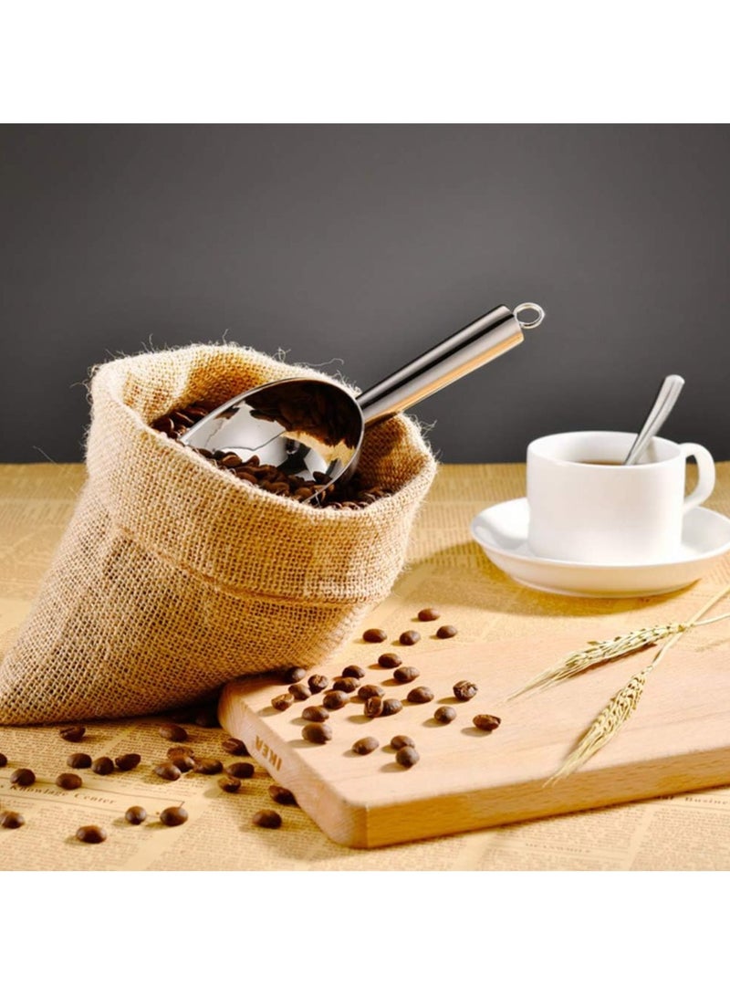 سي او أرماء مغرفة من الستانلس ستيل، مجرفة طحين متينة ومضادة للصدا متعددة الوظائف , مناسبة للعديد من المهام - Image 2