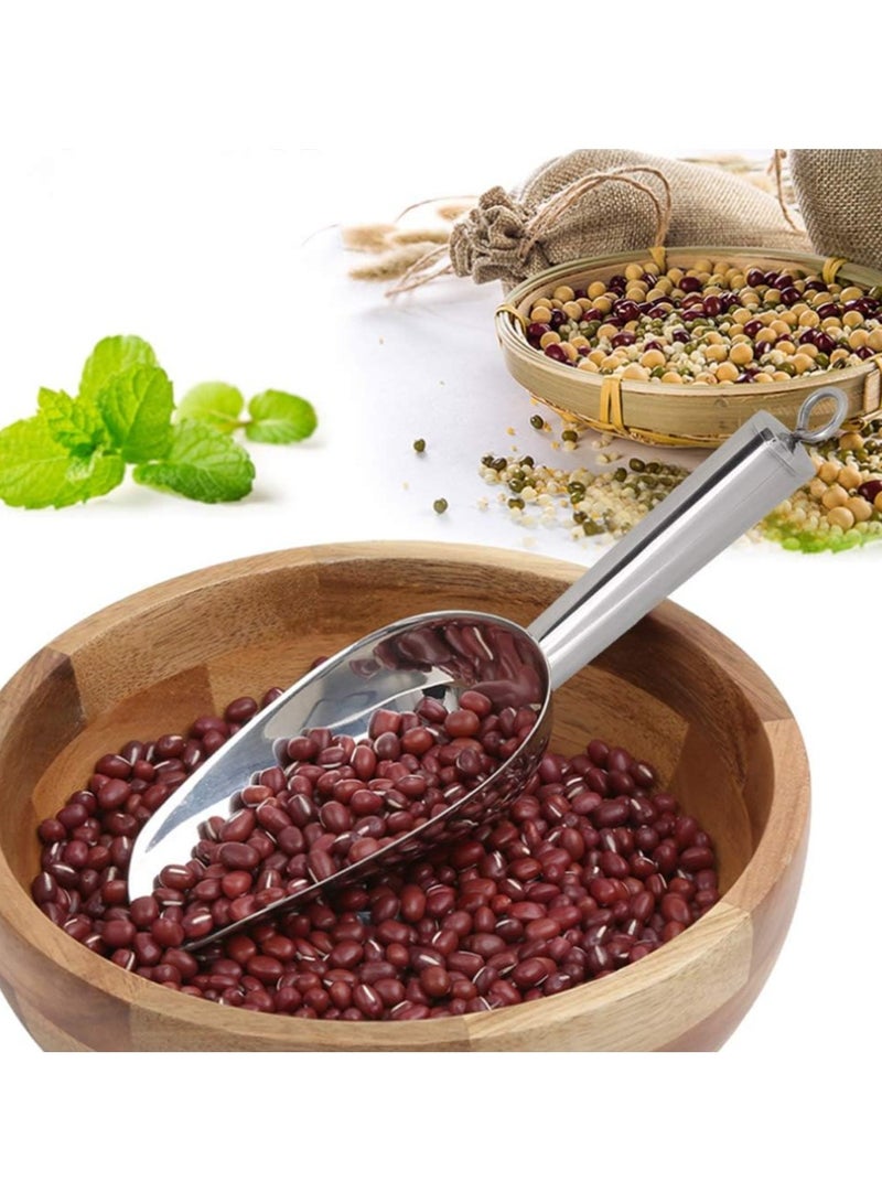 سي او أرماء مغرفة من الستانلس ستيل، مجرفة طحين متينة ومضادة للصدا متعددة الوظائف , مناسبة للعديد من المهام - Image 3