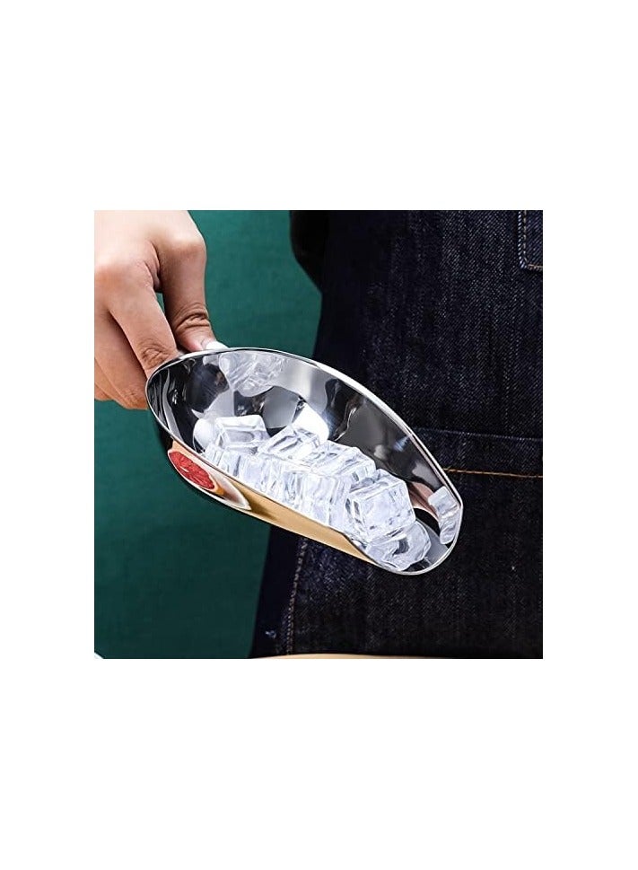 سي او أرماء مغرفة من الستانلس ستيل، مجرفة طحين متينة ومضادة للصدا متعددة الوظائف , مناسبة للعديد من المهام - Image 4