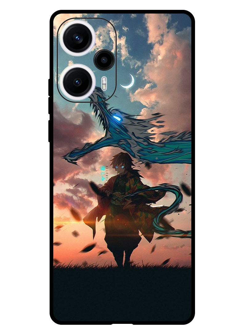 Theodor - Protective Case Anti Scratch Shock Proof Bumper Cover for Xiaomi Poco F5 Anime demon slayer - Image 1
