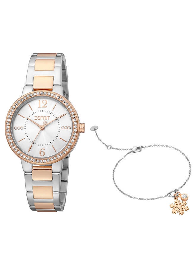 ESPRIT Leather Analog Watch ES1L228M2065 - Image 1