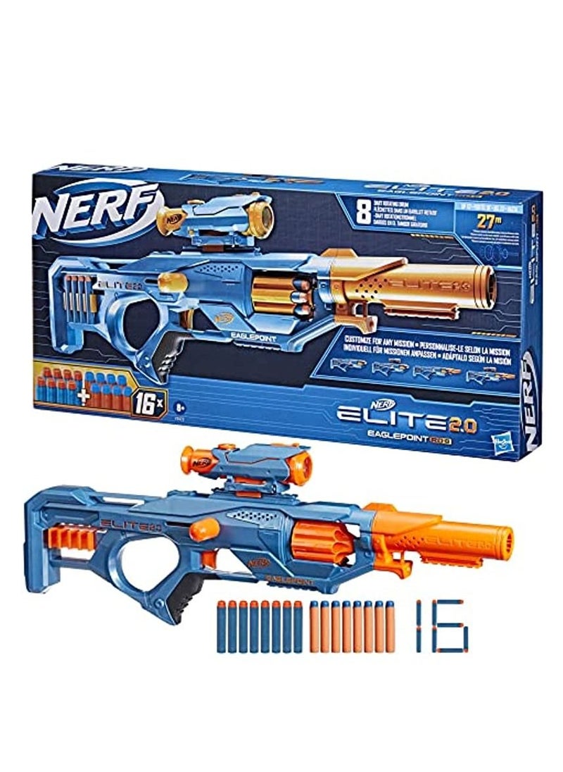 NERF - Elite 2.0 Eaglepoint Rd 8, Multicolor, F0423EU4 - Image 1