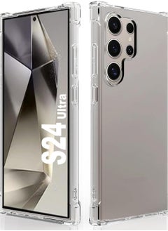 ماركة غير محددة جراب شفاف ومضاد للصدمات لهاتف سامسونج جالاكسي اس 24 الترا Samsung Galaxy S24 Ultra  - Image 2
