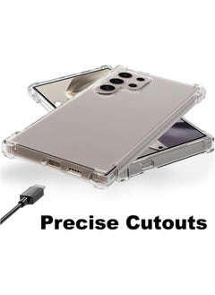 ماركة غير محددة جراب شفاف ومضاد للصدمات لهاتف سامسونج جالاكسي اس 24 الترا Samsung Galaxy S24 Ultra  - Image 3