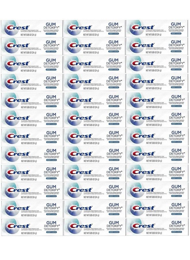 Crest Gum Detoxify Toothpaste Deep Clean Travel Size 0.85 Ounce (Pack Of 36) - Image 1