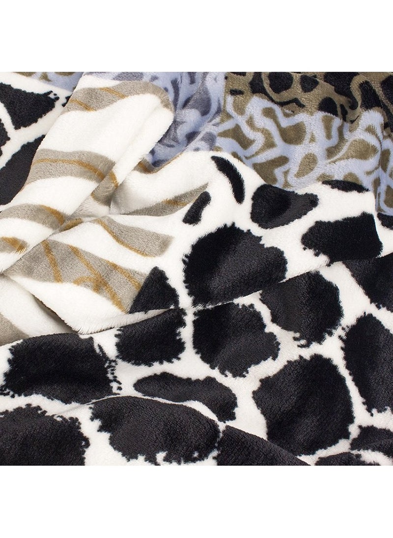 Fabienne Silky Soft Single Blanket Animal Print Twin Plush Bed Blanket Printed 150x200cm  - Image 2