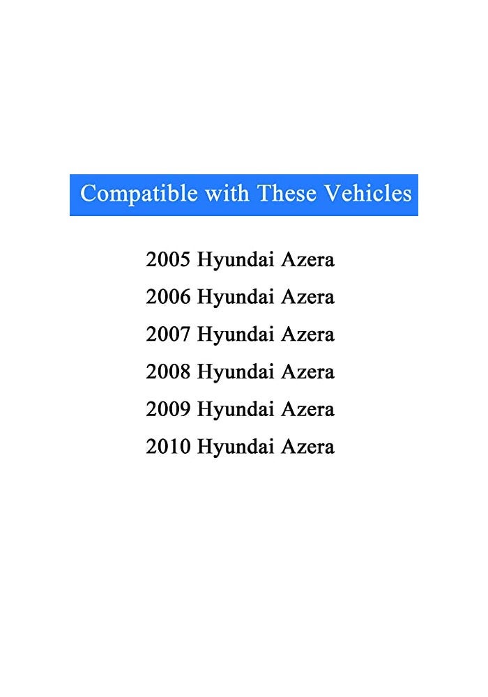 ZZCSZ 826513L000 Set of 4 Exterior Door Handles Replacement Front Rear Left Right Driver Passenger Side Outside Door Handles Compatible with 20062011 Hyundai Azera Vehicles - Image 3