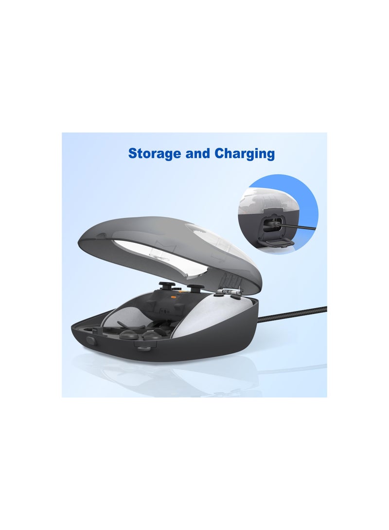 Rechargeable Storage Bag for PS5/PS5 Edge Controller, Hard Shell Protective Case for DualSense Wireless Controller, Travel-Friendly Joystick Protector for PS5 Controllers. - Image 5