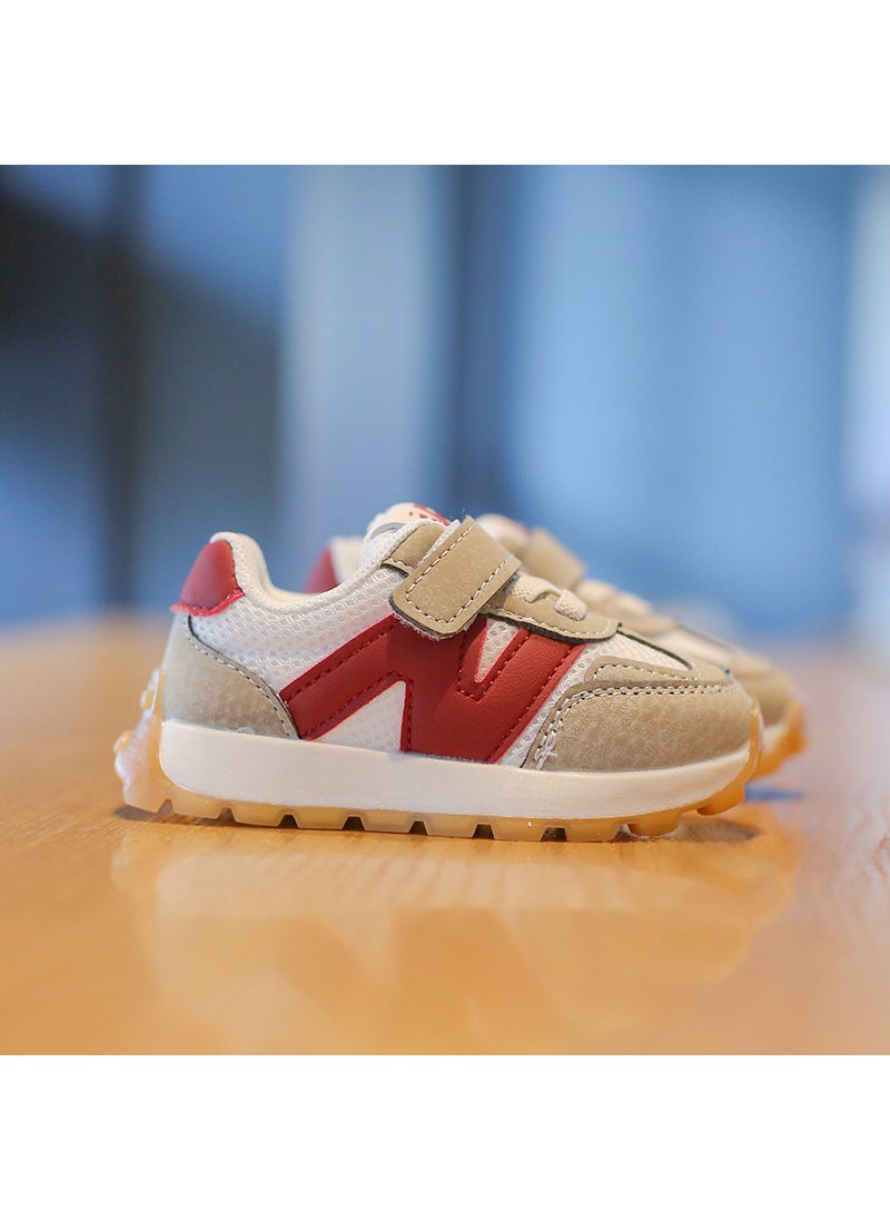 Generic - Baby Toddler Sneakers Soft Sole New Autumn 2023 Red - Image 1