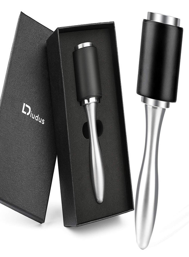 DIUDUS مطرقة جلدية من DIUDUS، مطرقة جلدية، مطرقة نحت جلدية، مطرقة جلدية لأداة الختم، مطرقة جلدية برأس من النايلون الأسود للأعمال الجلدية بمقبض مريح للمشروعات اليدوية - Image 1