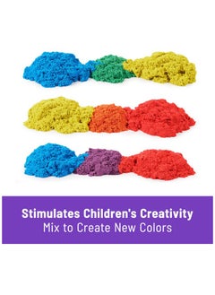 Kinetic Sand Kinetic Sand, Castle Containers 10-Color Pack Colored Sand for Stocking Stuffers, Christmas Gifts, Goodie Bags & More  - Image 5