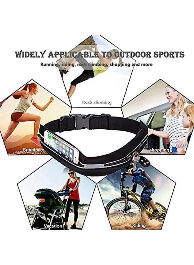 Shrevi Travel Waist Bag Waterproof Sports Running,Phone Holder for Hiking Cycling Workout Sports with Headphone Port,Accessories Holder (Grey) - Image 3