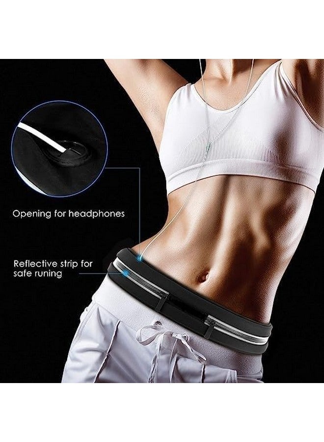 Shrevi Travel Waist Bag Waterproof Sports Running,Phone Holder for Hiking Cycling Workout Sports with Headphone Port,Accessories Holder (Grey) - Image 4