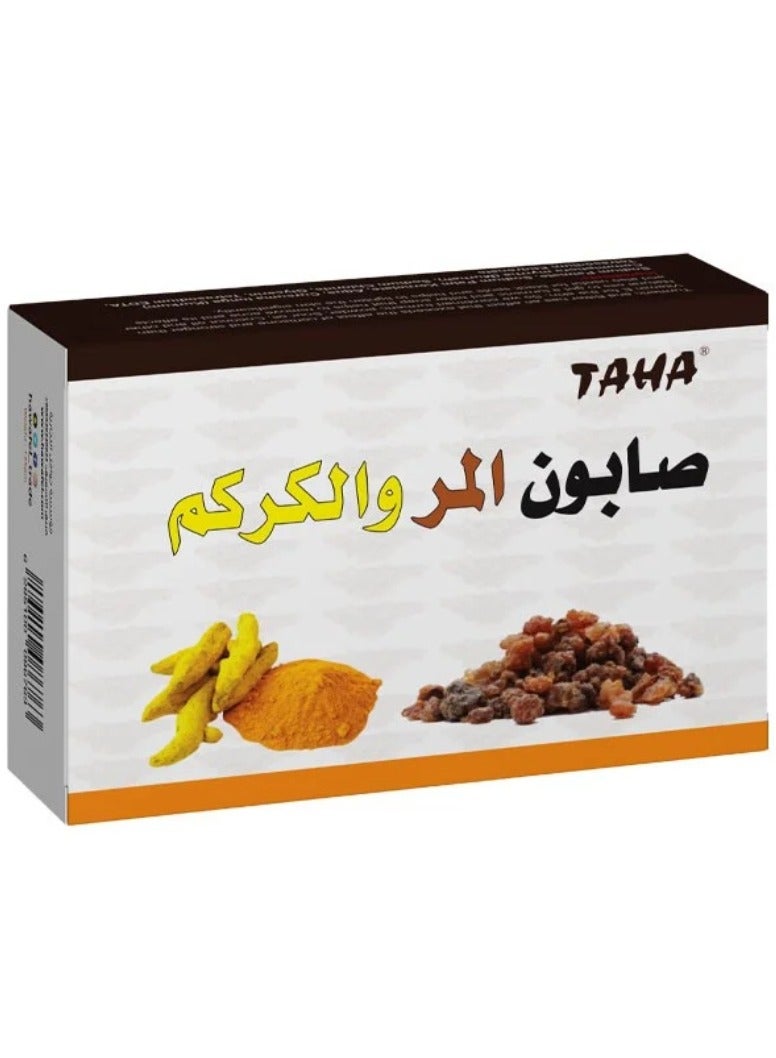 TAHA Two Pieces Of Myrrah Kurkum Soap 2x125 g - Image 2