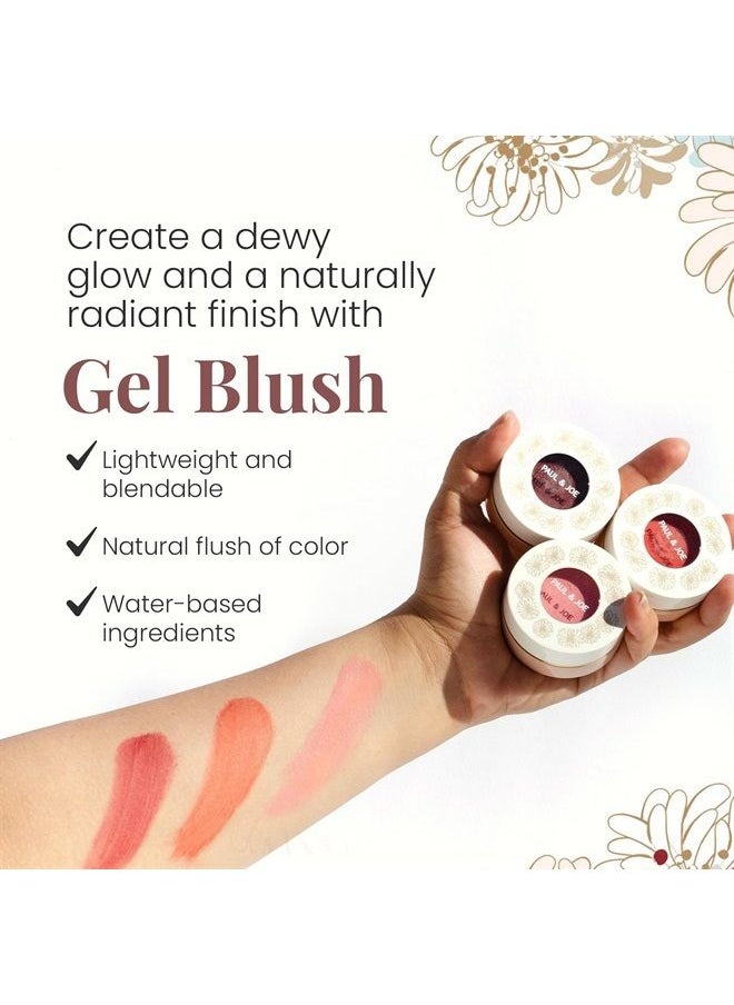 Paul & Joe - Gel Blush, Bright and Buildable Blush Makeup, Water-Based Gel Makeup Blush with Hydrating Oils for Dewy, Radiant Finish, Garnet and Wine Red Cheek Tint, 05 Sommeliere, 0.71 oz - Image 1