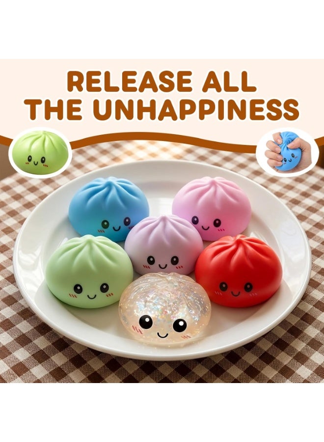 جيو لعبة الكعكة Squishies, الكعكة بليتر العملاقة, ملونة البخار الكرات الإجهاد فيدج الحسية لعبة,ضغط العجينة الكرة الإجهاد الإغاثة لعب اليد مع الغذاء بخار ممتد مكتب لعب (الوردي) - Image 3