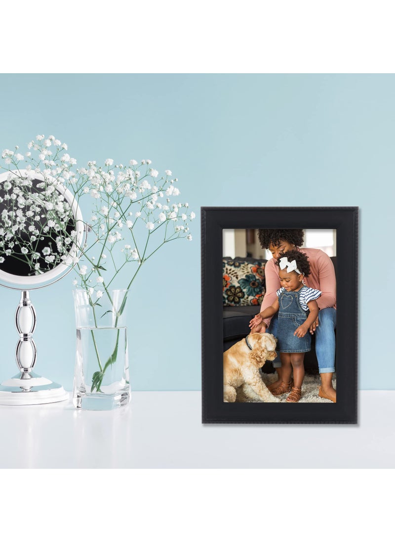 Lawrence Frames Lawrence Frames Classic Bead Picture Frame  4x6  Black  - Image 4