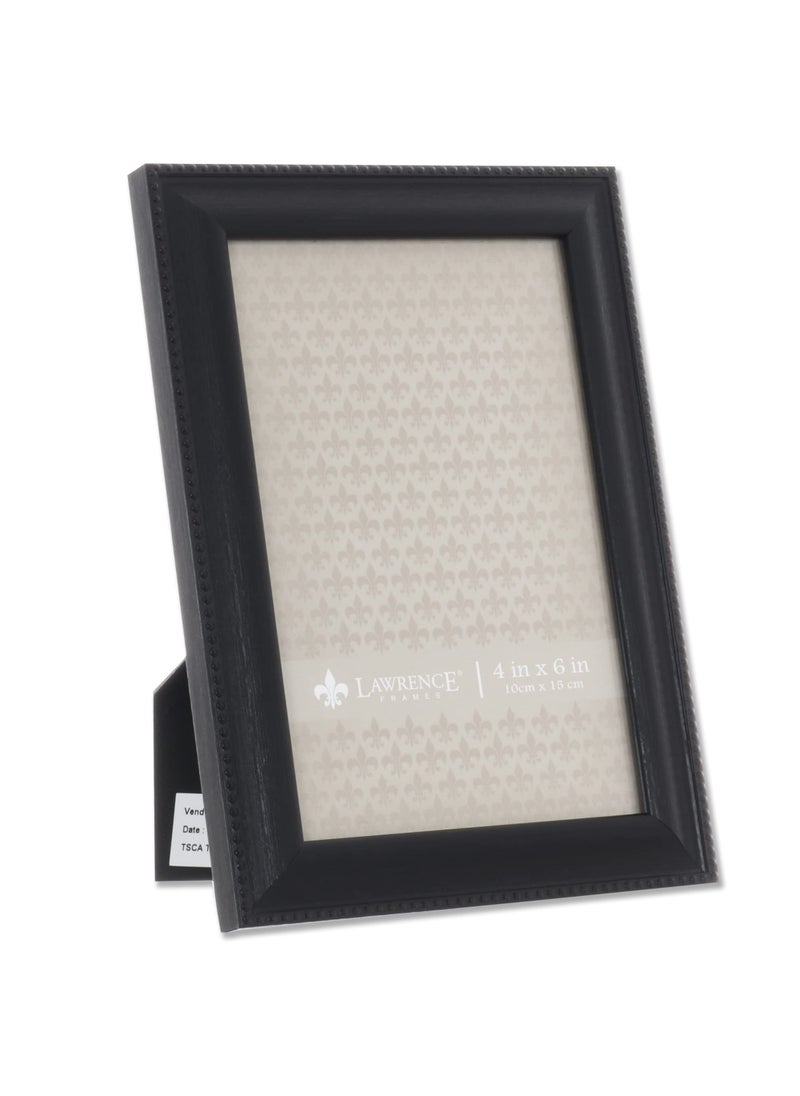 Lawrence Frames Lawrence Frames Classic Bead Picture Frame  4x6  Black  - Image 3