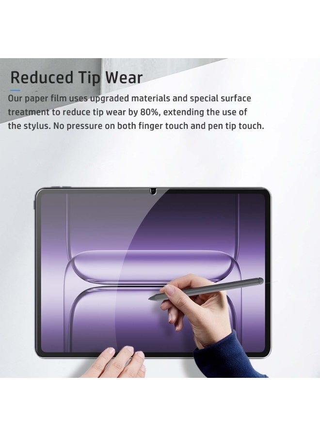 【2 Pack】 Paper Screen Protector Compatible with OnePlus Pad 3 13.2 inch 2025 Tablet, Anti-Glare Matte Premium PET Soft Full-Coverage Screen Protector - Image 3