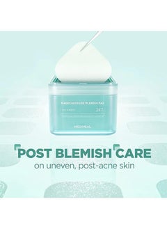 MEDIHEAL Madecassoside Blemish Pad, Cotton Mask Containing Asiatica, Square Cotton Facial Toner Pads, Anti-Defect Facial Pads, Improve Uneven Skin Tone - 100 Pads  - Image 2