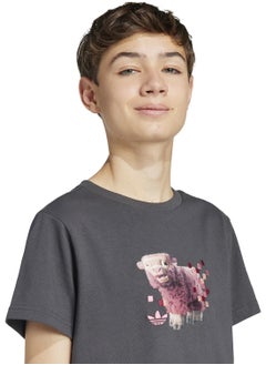 Adidas Kids Minecraft Graphic T-Shirt  - Image 3