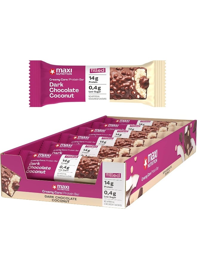Maxi Nutrition Dark Chocolate And Coconut Creamy Core Protein Bar  - Image 1