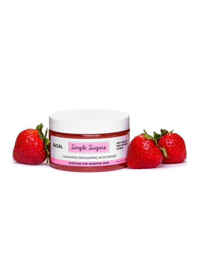 simple sugars Facial Best Sellers Bundle Allnatural Skincare For Sensitive Skin For Eczema Psoriasis Rosacea Dry Skin Combination Skin Green Tea Strawberry Vitamin C - Image 3
