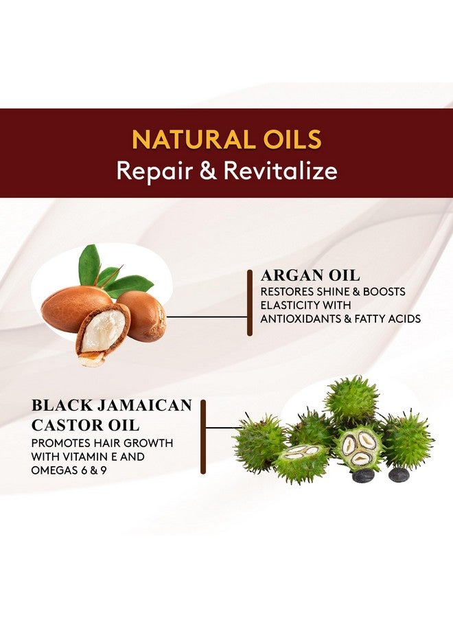 أوكي | بلسم زيت الخروع الجامايكي الأسود | لجميع أنواع الشعر | يُنعش - يُرطب - يُنمّي شعرًا صحيًا | مع زيت الأرغان وزبدة الشيا | خالٍ من البارابين والسيليكون والكبريتات، لون أصفر باهت، ١٢ أونصة - Image 4