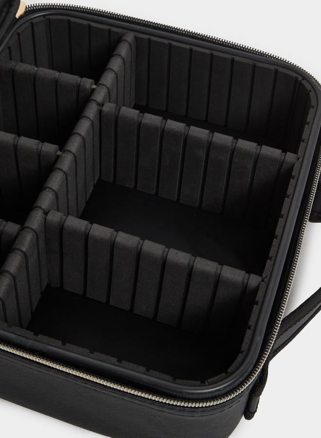 ستايلي حقيبة غسيل نسائية بسحاب أسود - Image 5