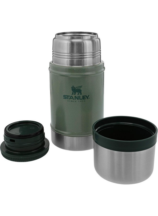 Stanley STANLEY Classic 24 oz. Hammertone Green Stainless Steel Vacuum Insulated Food Jar  - Image 2