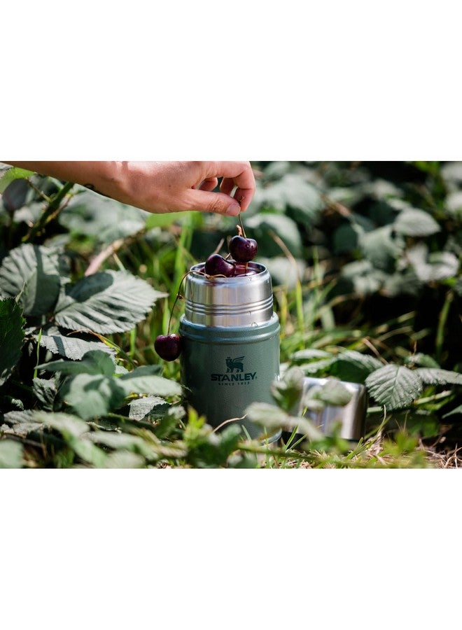 Stanley STANLEY Classic 24 oz. Hammertone Green Stainless Steel Vacuum Insulated Food Jar  - Image 4