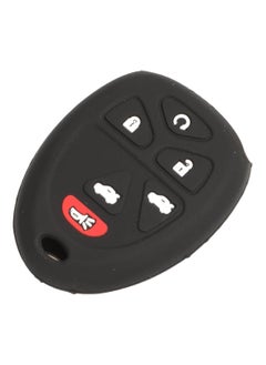SOLDOUT Silicone Car Remote Key Keyless Fob Skin Holder Protector Cover Compatible with Chevrolet Tahoe 900 Traverse GMC Yukon 2007 Buick HHR Cadillac Pontiac Saturn (6 Button)  - Image 2