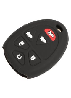 SOLDOUT Silicone Car Remote Key Keyless Fob Skin Holder Protector Cover Compatible with Chevrolet Tahoe 900 Traverse GMC Yukon 2007 Buick HHR Cadillac Pontiac Saturn (6 Button)  - Image 4