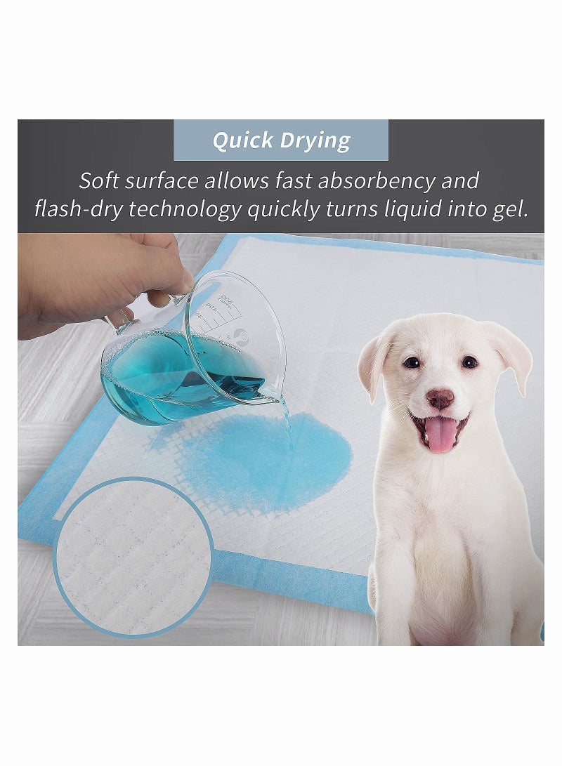 50 Count Thicken 6 Layers Ultra Absorbent Dog Pee Pads Extra Large Leak Proof Odor Control Puppy Training Pads Quick Dry Pee Pads for Dogs 17.7"x23.6" - Image 4