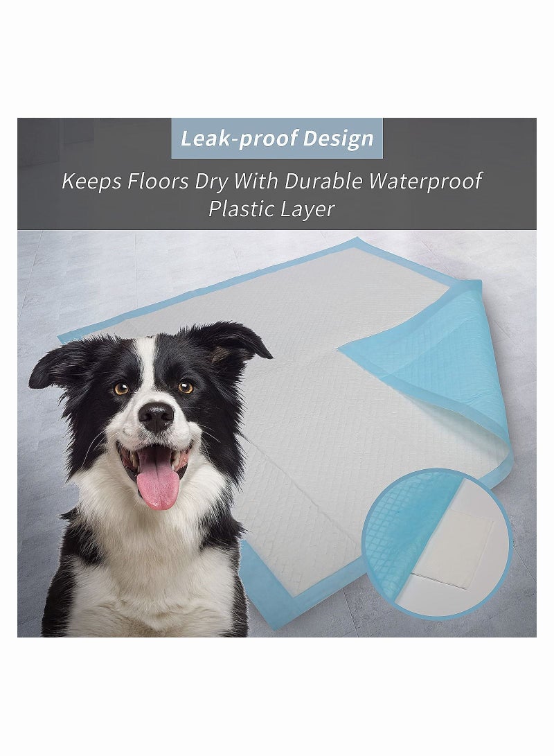 50 Count Thicken 6 Layers Ultra Absorbent Dog Pee Pads Extra Large Leak Proof Odor Control Puppy Training Pads Quick Dry Pee Pads for Dogs 17.7"x23.6" - Image 5
