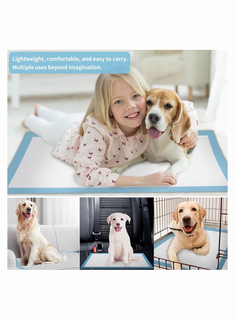 50 Count Thicken 6 Layers Ultra Absorbent Dog Pee Pads Extra Large Leak Proof Odor Control Puppy Training Pads Quick Dry Pee Pads for Dogs 17.7"x23.6" - Image 3
