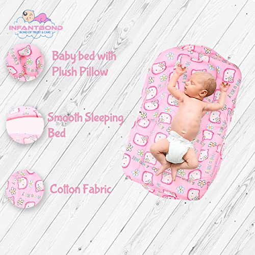 Infantbond Born Baby Mattress with Net & Sleeping Bag(Blue)(0-6 Months) (Blue) - Image 3