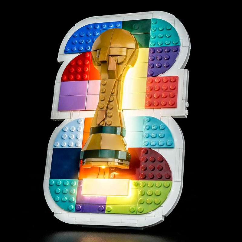 LocoLee Light Kit for LEGO 43032 FIFA World Cup 2026 Emblem - LED Lighting Accessories - Image 1