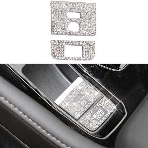 HHLOU Bling Crystal Car Interior Accessories Sticker Fits for Honda Accord 20242025Silver 8 - Image 1
