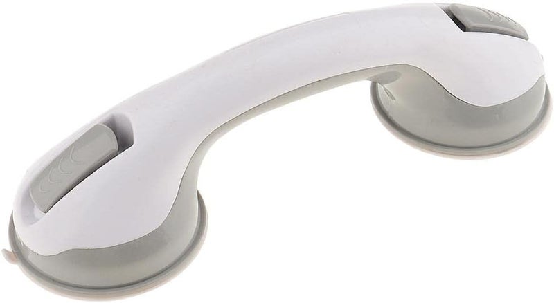 klarako 11" Strong Suction Cup Helping Handle Safety Grab Bar Handrail Bath Tub Bathroom Shower Armrest for Children Elderly  Gray, as described - Image 3