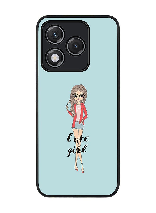 Stylizedd For Honor 400 Lite Case,Slim fit Camera Protection, Shockproof Thin Phone cover  - Dreamer Cute Girl