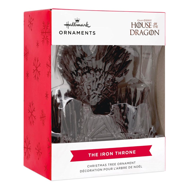 Hallmark House of The Dragon Iron Throne Christmas Ornament - Image 3