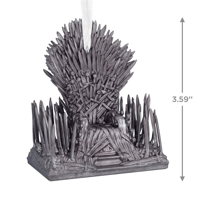 Hallmark House of The Dragon Iron Throne Christmas Ornament - Image 4