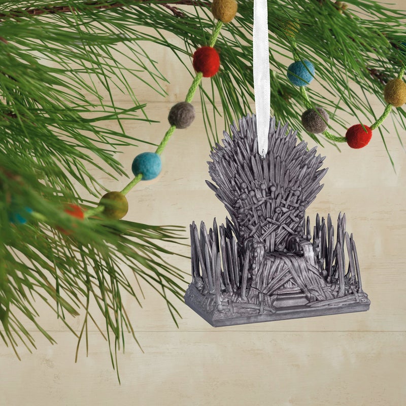 Hallmark House of The Dragon Iron Throne Christmas Ornament - Image 5
